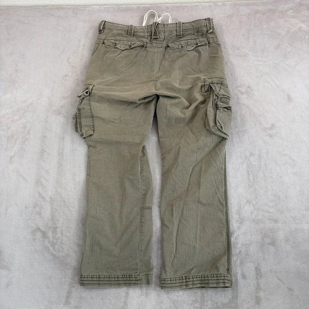 Vintage Polo Ralph Lauren Military Paratrooper  Cargo Pants Men 36x30 Army Green